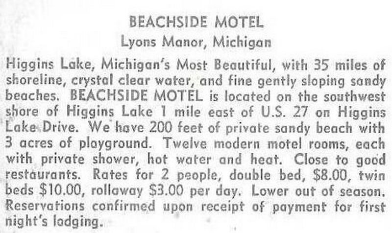 Beachside Motel - Vintage Postcard (newer photo)